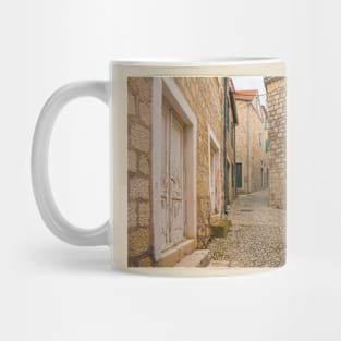 Street in Sutivan, Brac, Croatia Mug